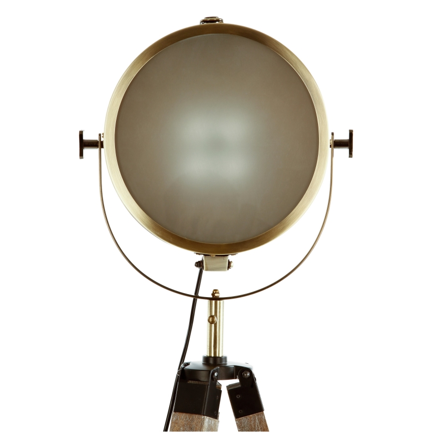 Atmosphera - Stojacia lampa EBOR 1xE27/25W/230V borovica/mosadz