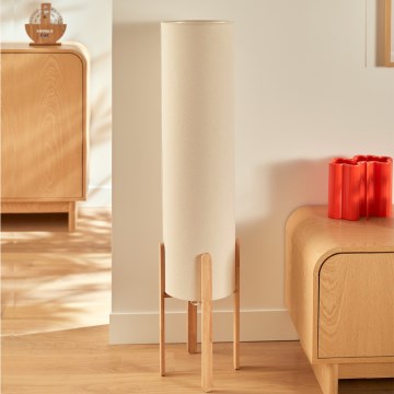 Atmosphera - Stojacia lampa KEYAH 1xE27/25W/230V kaučukovník