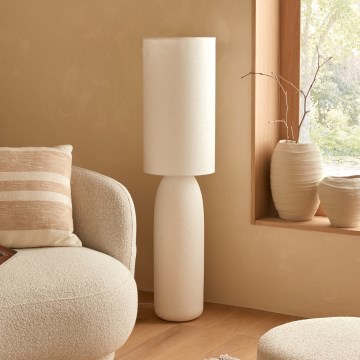 Atmosphera - Stojacia lampa KEYAH 1xE27/40W/230V biela