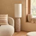 Atmosphera - Stojacia lampa KEYAH 1xE27/40W/230V sivá