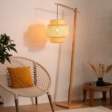 Atmosphera - Stojacia lampa LIBY 1xE27/40W/230V bambus
