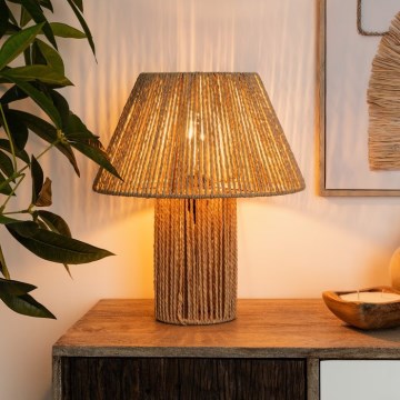 Atmosphera - Stolná lampa ADRIA 1xE27/40W/230V juta