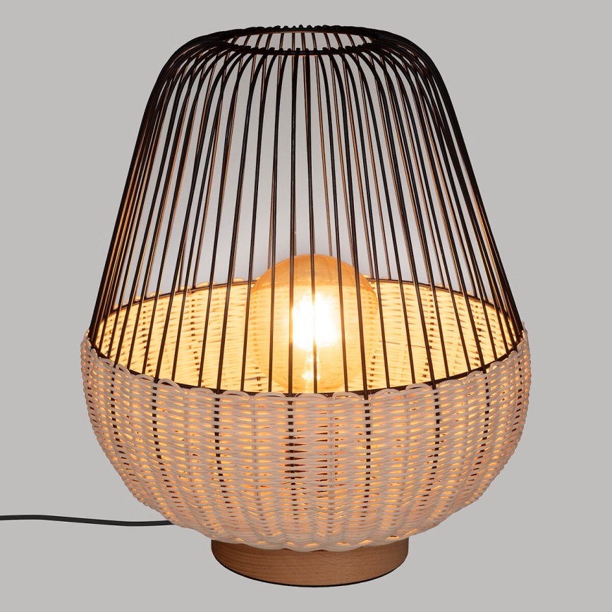 Atmosphera - Stolná lampa ANEA 1xE27/40W/230V ratan