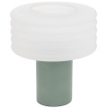 Atmosphera - Stolná lampa ASTI 1xE27/60W/230V zelená