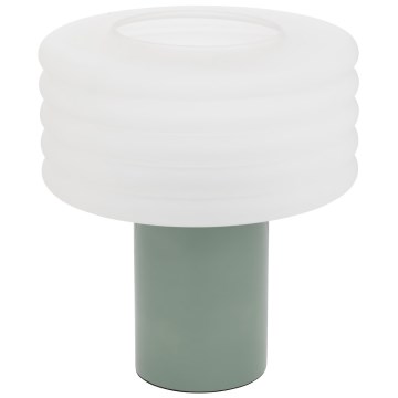 Atmosphera - Stolná lampa ASTI 1xE27/60W/230V zelená