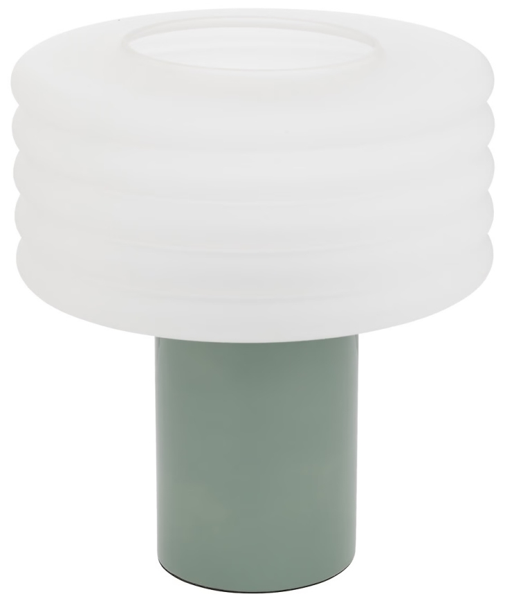 Atmosphera - Stolná lampa ASTI 1xE27/60W/230V zelená