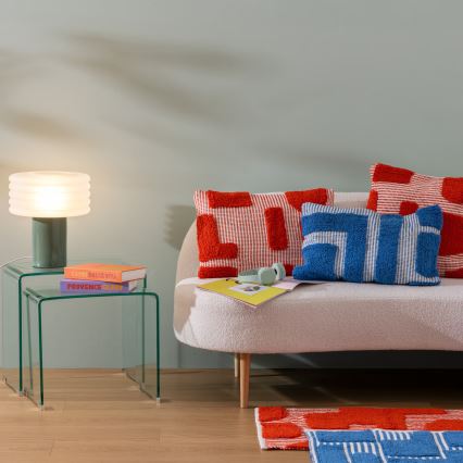 Atmosphera - Stolná lampa ASTI 1xE27/60W/230V zelená