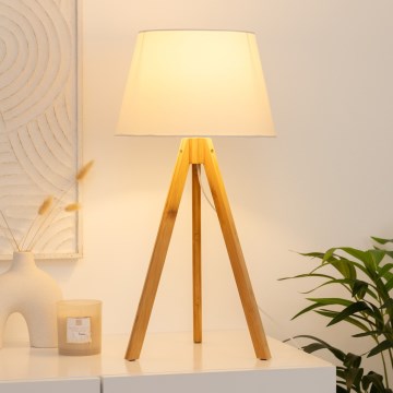 Atmosphera - Stolná lampa BAHI 1xE14/40W/230V bambus