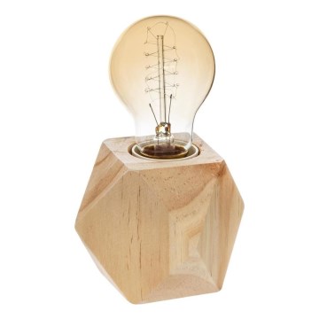 Atmosphera - Stolná lampa BAHIA 1xE27/25W/230V borovica