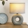 Atmosphera - Stolná lampa BARU 1xE14/40W/230V šedá