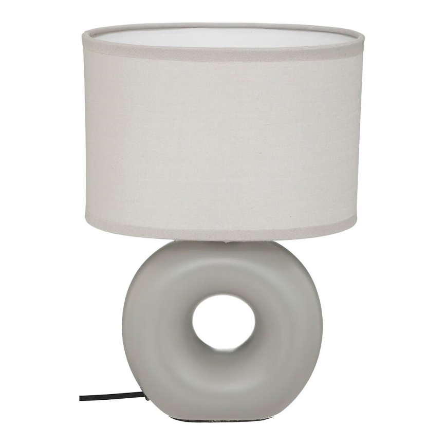 Atmosphera - Stolná lampa BARU 1xE14/40W/230V šedá