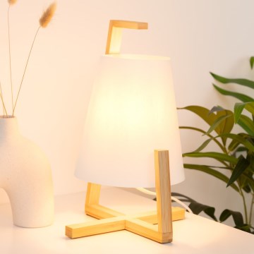 Atmosphera - Stolná lampa GONG 1xE14/40W/230V bambus