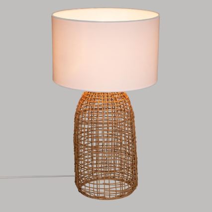 Atmosphera - Stolná lampa KARLA 1xE27/25W/230V ratan