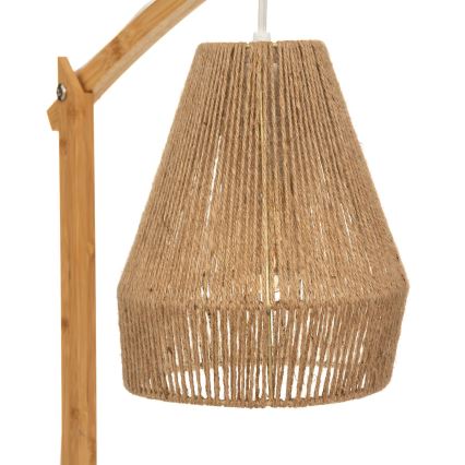 Atmosphera - Stolná lampa KARLA 1xE27/40W/230V bambus/konope