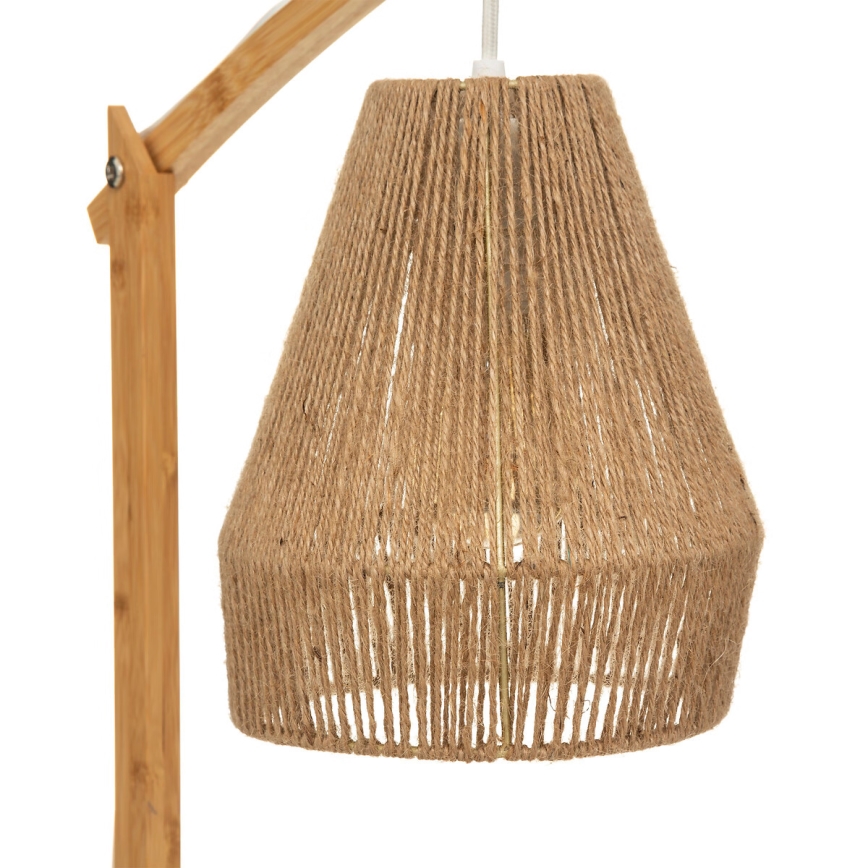 Atmosphera - Stolná lampa KARLA 1xE27/40W/230V bambus/konope