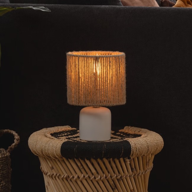 Atmosphera - Stolná lampa KOBY 1xE14/40W/230V biela