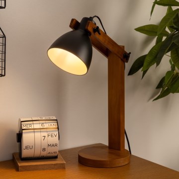 Atmosphera - Stolná lampa KUBA 1xE14/25W/230V borovica