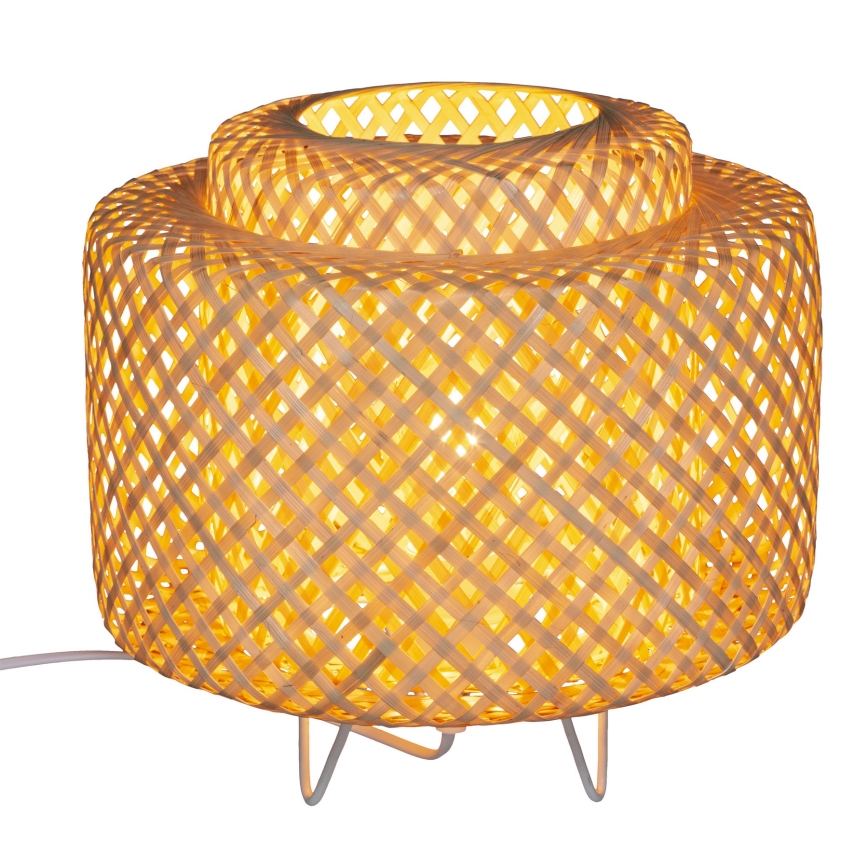 Atmosphera - Stolná lampa LIBY 1xE27/40W/230V bambus