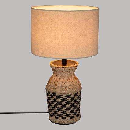 Atmosphera - Stolná lampa MENA 1xE27/40W/230V vodný hyacint