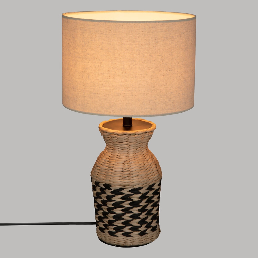 Atmosphera - Stolná lampa MENA 1xE27/40W/230V vodný hyacint
