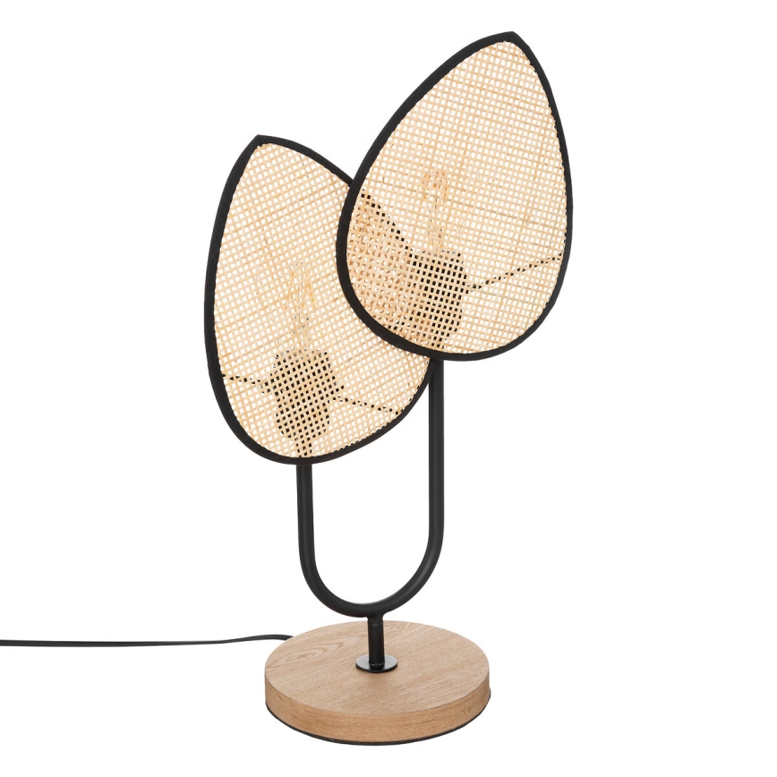 Atmosphera - Stolná lampa OLME 1xE27/40W/230V ratan