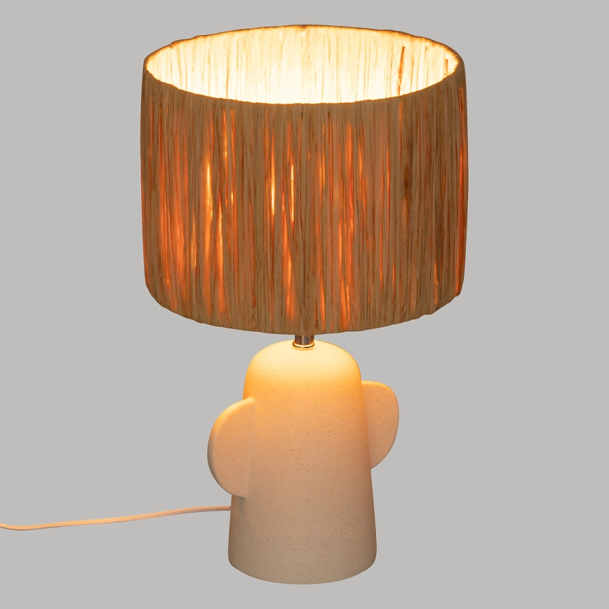 Atmosphera - Stolná lampa RAIA 1xE27/40W/230V rafia