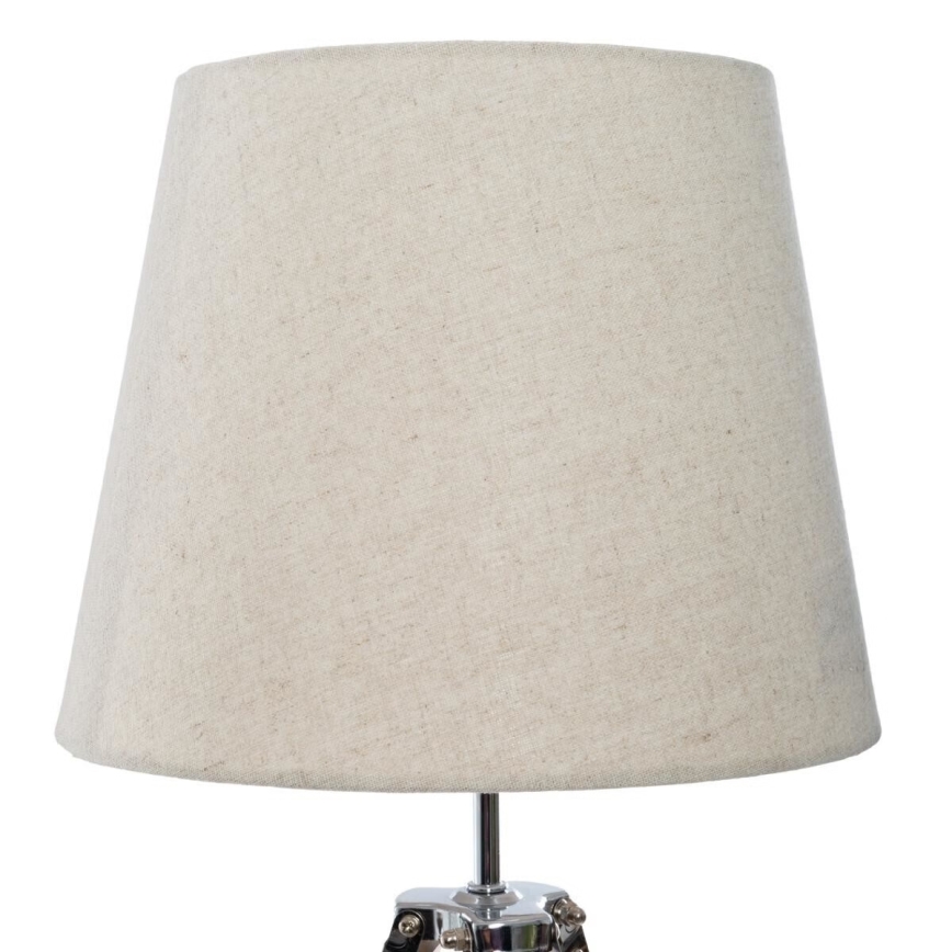 Atmosphera - Stolná lampa RUNO 1xE27/25W/230V bambus/krémová