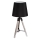 Atmosphera - Stolná lampa RUNO 1xE27/25W/230V drevo/čierna