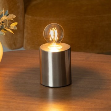 Atmosphera - Stolná lampa SABA 1xE27/40W/230V strieborná