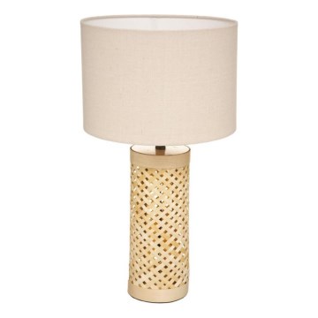 Atmosphera - Stolná lampa SALMA 1xE27/40W/230V bambus
