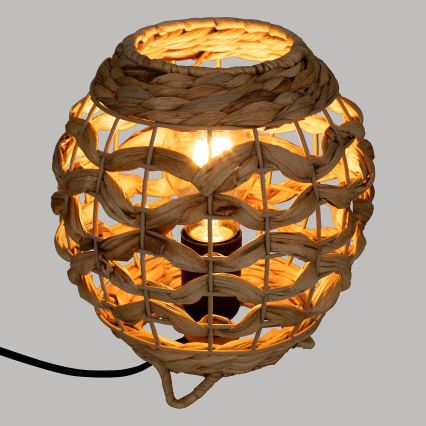 Atmosphera - Stolná lampa SAND 1xE27/40W/230V vodný hyacint