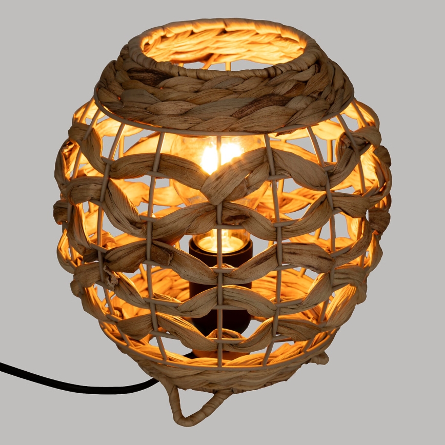 Atmosphera - Stolná lampa SAND 1xE27/40W/230V vodný hyacint