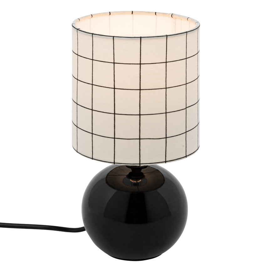 Atmosphera - Stolná lampa TIMÉO 1xE14/60W/230V čierna/biela