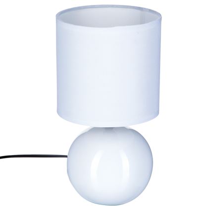 Atmosphera - Stolná lampa TIMÉO 1xE14/60W/230V lesklá biela