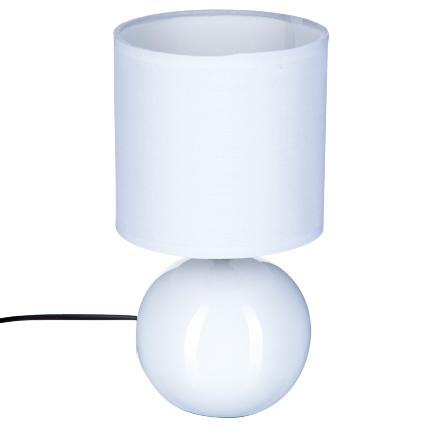 Atmosphera - Stolná lampa TIMÉO 1xE14/60W/230V lesklá biela