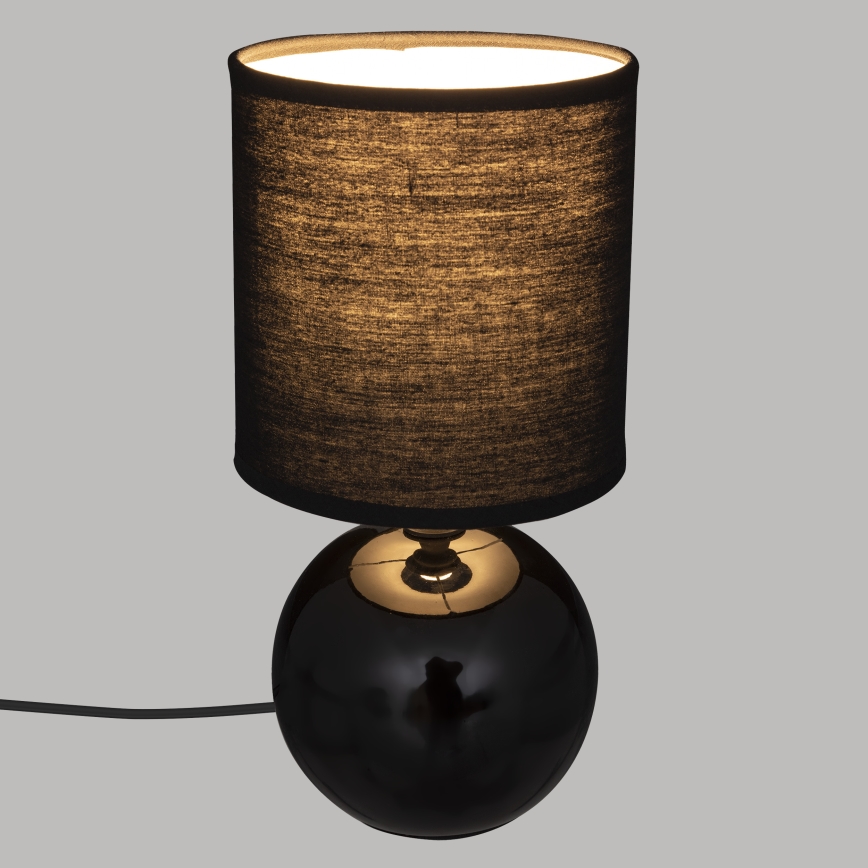 Atmosphera - Stolná lampa TIMÉO 1xE14/60W/230V lesklá čierna