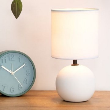 Atmosphera - Stolná lampa TIMÉO 1xE14/60W/230V matná biela