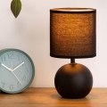 Atmosphera - Stolná lampa TIMÉO 1xE14/60W/230V matná čierna