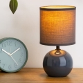 Atmosphera - Stolná lampa TIMÉO 1xE14/60W/230V modrá/fialová