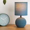 Atmosphera - Stolná lampa TIMÉO 1xE14/60W/230V modrá