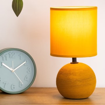Atmosphera - Stolná lampa TIMÉO 1xE14/60W/230V oranžová