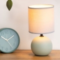Atmosphera - Stolná lampa TIMÉO 1xE14/60W/230V šedá