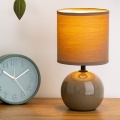 Atmosphera - Stolná lampa TIMÉO 1xE14/60W/230V taupe