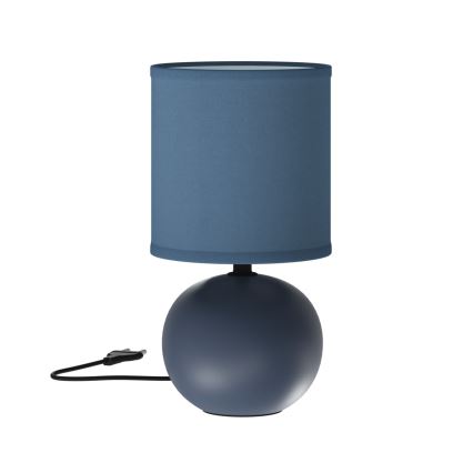 Atmosphera - Stolná lampa TIMÉO 1xE14/60W/230V tmavomodrá