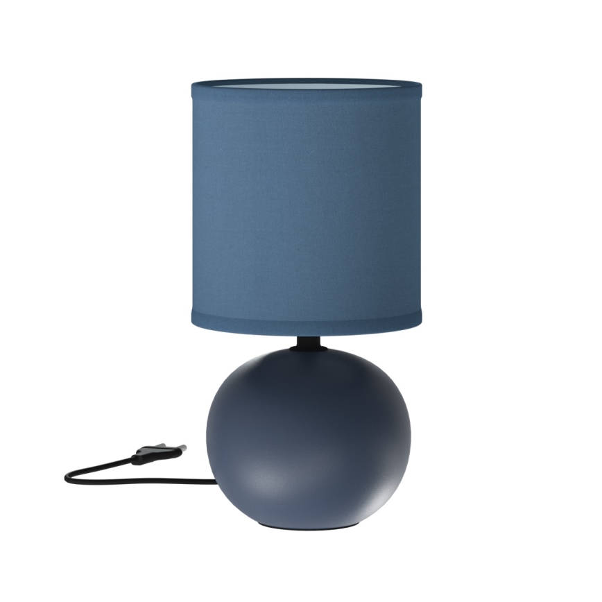 Atmosphera - Stolná lampa TIMÉO 1xE14/60W/230V tmavomodrá