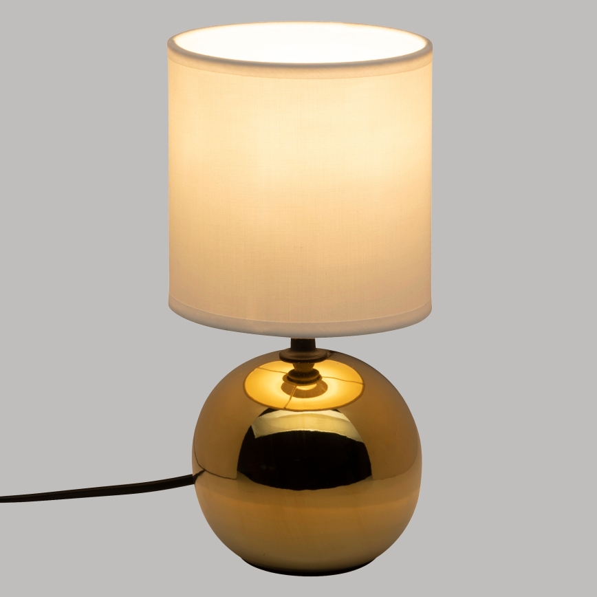 Atmosphera - Stolná lampa TIMÉO 1xE14/60W/230V zlatá/biela