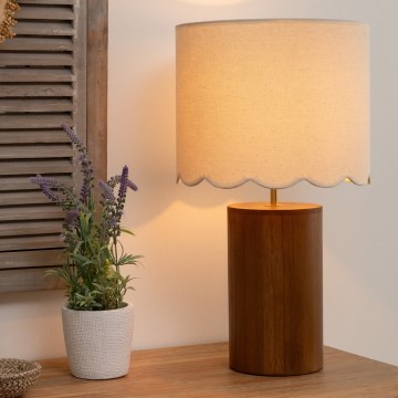 Atmosphera - Stolná lampa VANIA 1xE27/40W/230V borovica