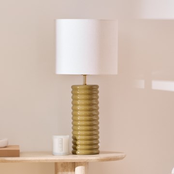 Atmosphera - Stolná lampa VINUS 1xE27/60W/230V khaki