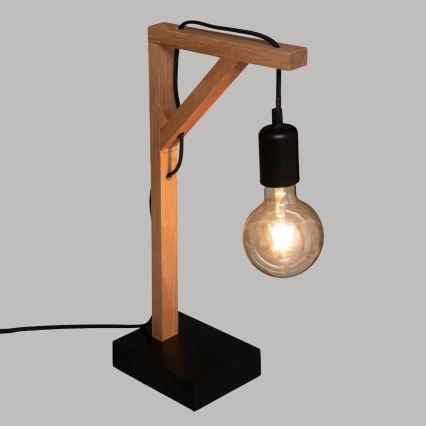 Atmosphera - Stolná lampa WILD 1xE27/25W/230V borovica