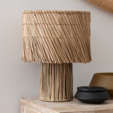 Atmosphera - Stolná lampa YONI 1xE27/40W/230V rákos